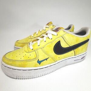 Nike Air Force 1 Low Peace Love Basketball Smiley Yellow Women's 6.5 / Youth 5